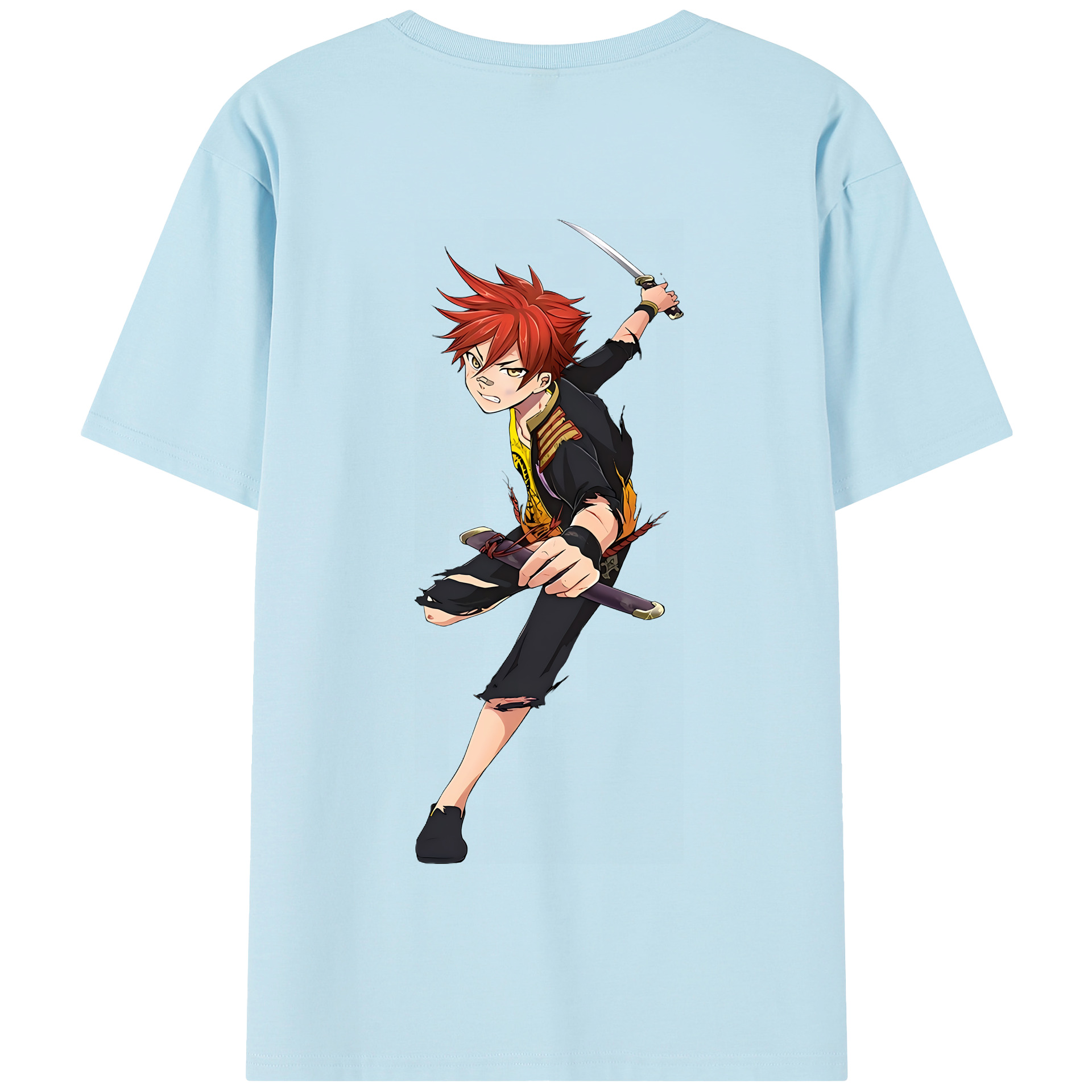 （画像用） 刀剣乱舞 Touken Ranbu 綿100％半袖Tシャツ（背面プリント）